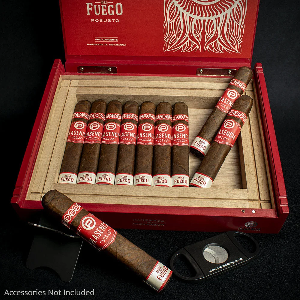 Plasencia Alma del Fuego Nicaraguan Candente (Robusto) Cigar - Box of 10