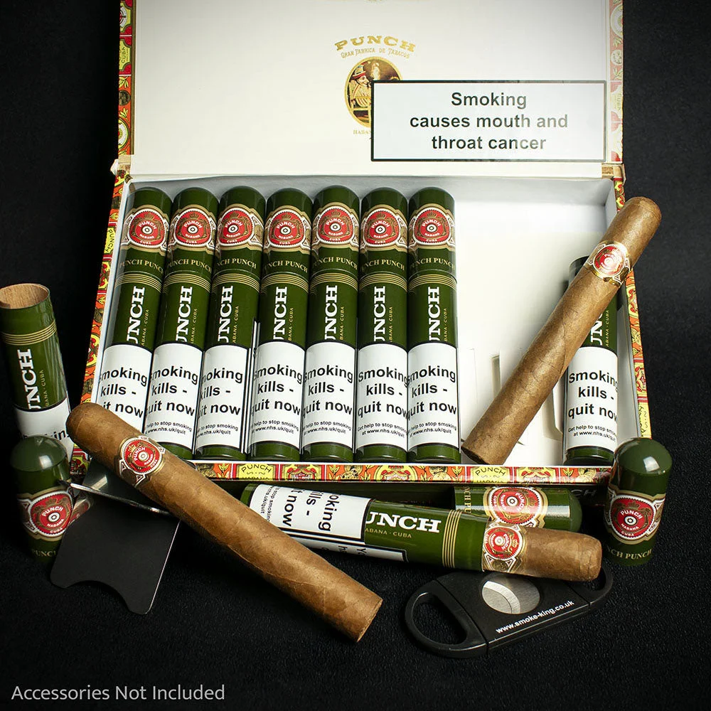 Punch Punch Tubed Cuban Cigars - Box of 10