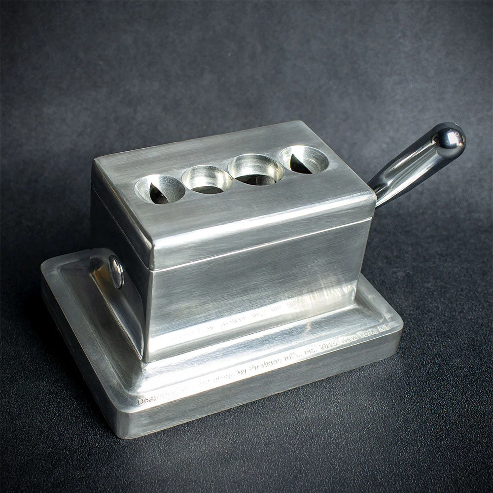 Quad Table Cigar Cutter - Straight & V Cut