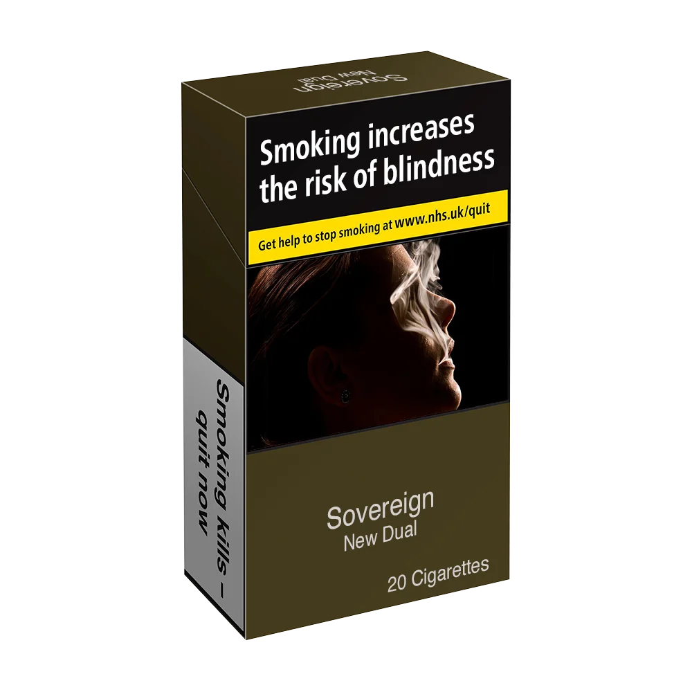 Sovereign New Dual King Size - 20 Cigarettes