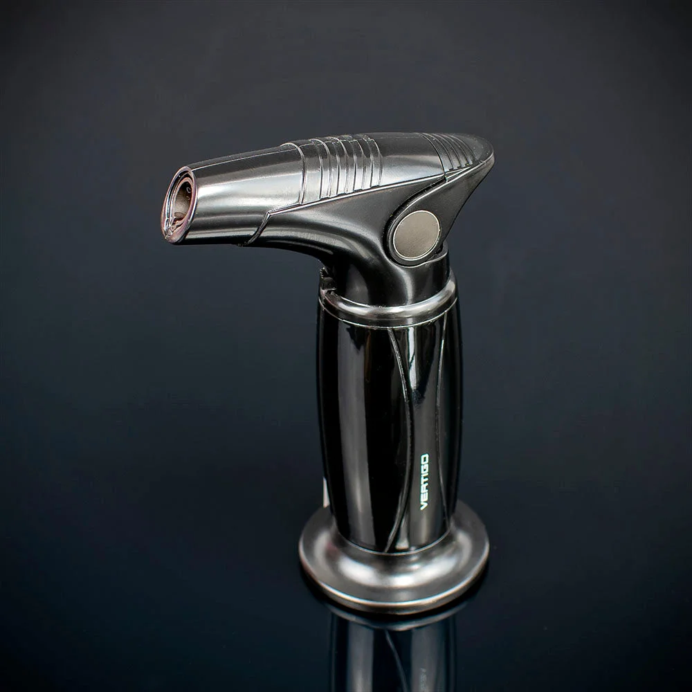 Vertigo Torch Flame Table Lighter - Black