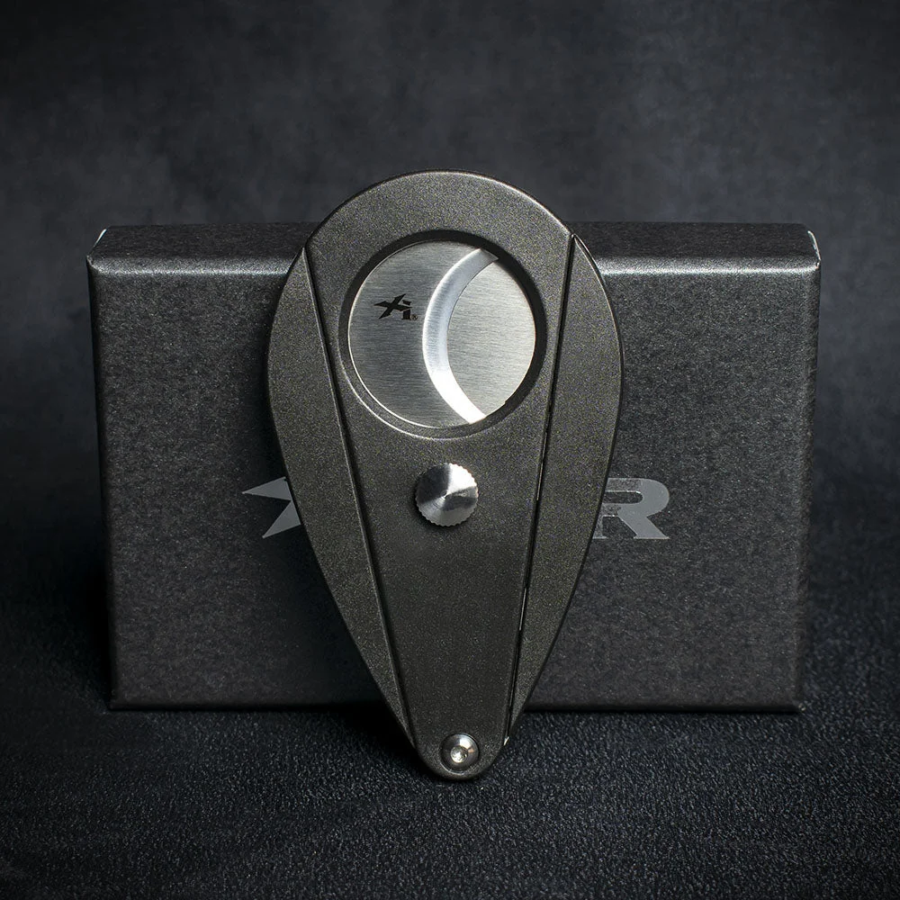 Xikar Xi80 Black Double Blade Guillotine Cigar Cutter